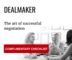 Dealmaker: The art of successful negotiation - get your free checklist