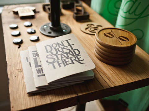 10 ways to spice up your presentation: a notebook that says 'don't just stand there'